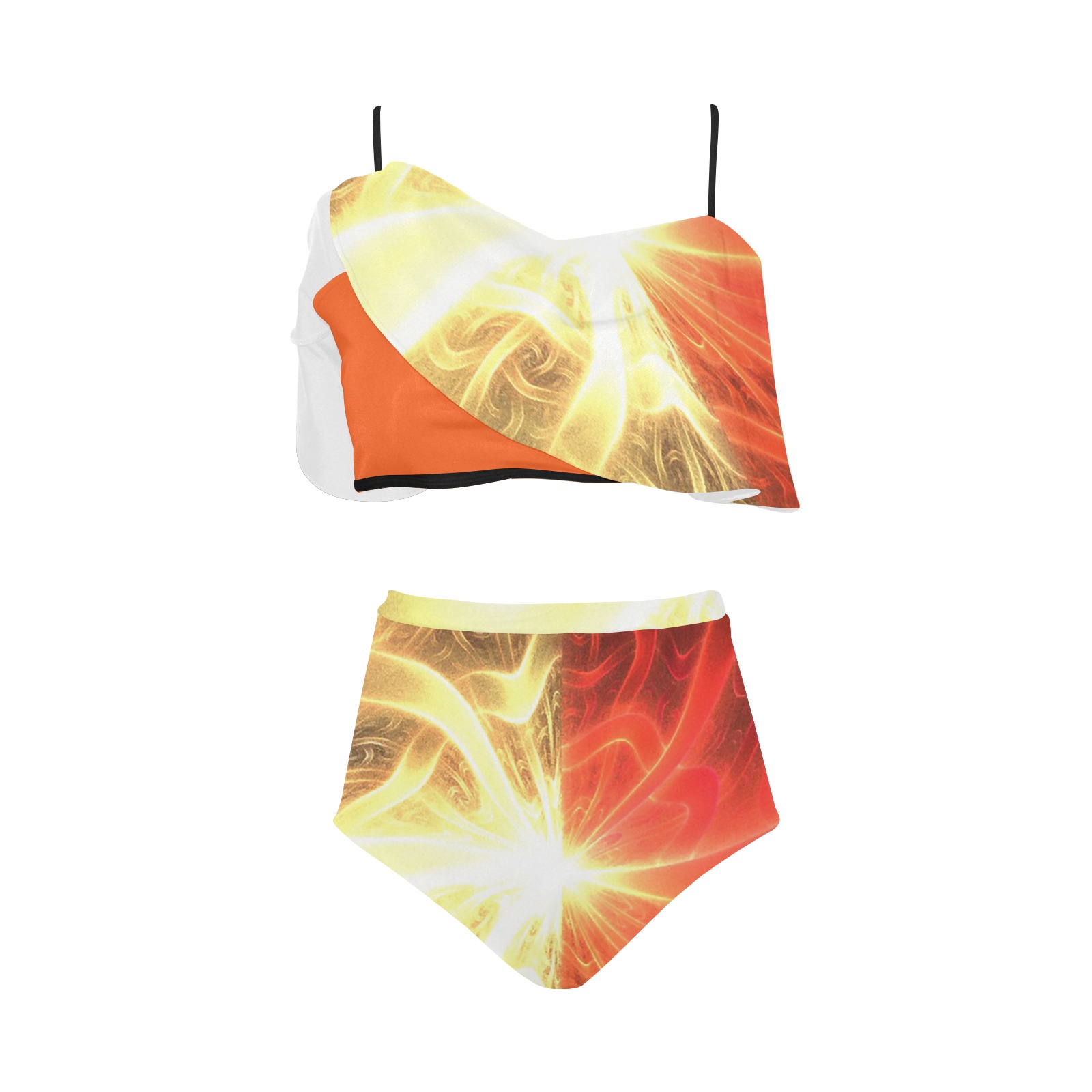 Good Vs Evil High Waisted Ruffle Bikini Set Model S13 ID D6197338