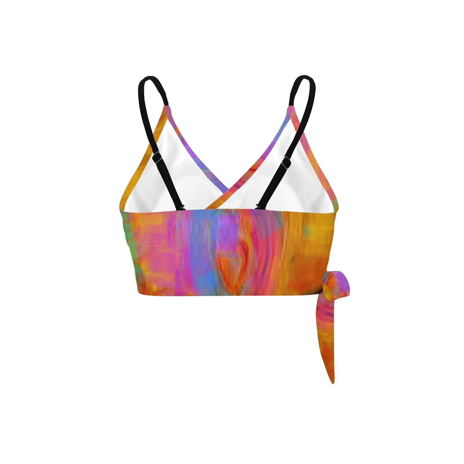 Mandala Collection Knot Side Bikini Top Model S ID D