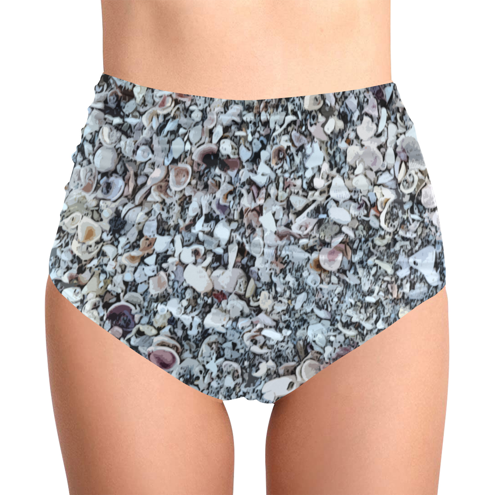 Shells On The Beach 7294 High Waisted Bikini Bottom Model S34 ID