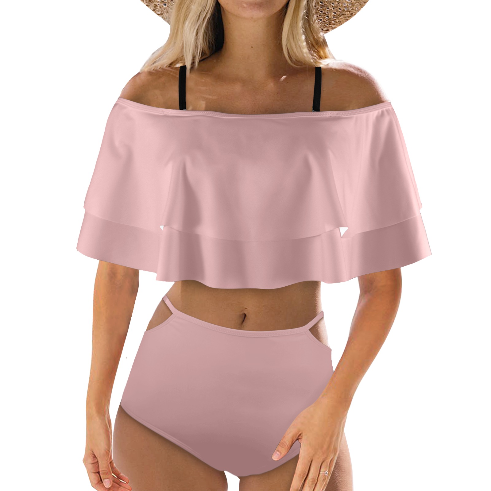 Ruffle Off The Shoulder Bikini Women S Ruffle Off Shoulder Bikini