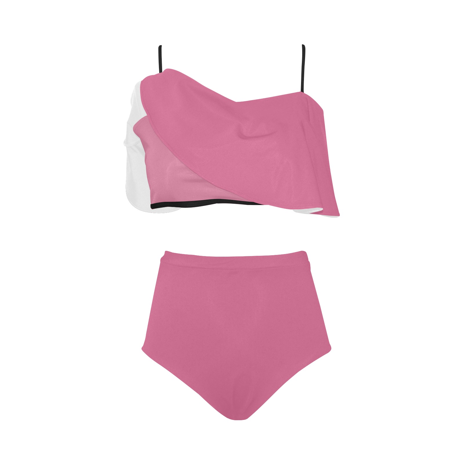 Pinkrose High Waisted Ruffle Bikini Set Model S13 ID D6197453