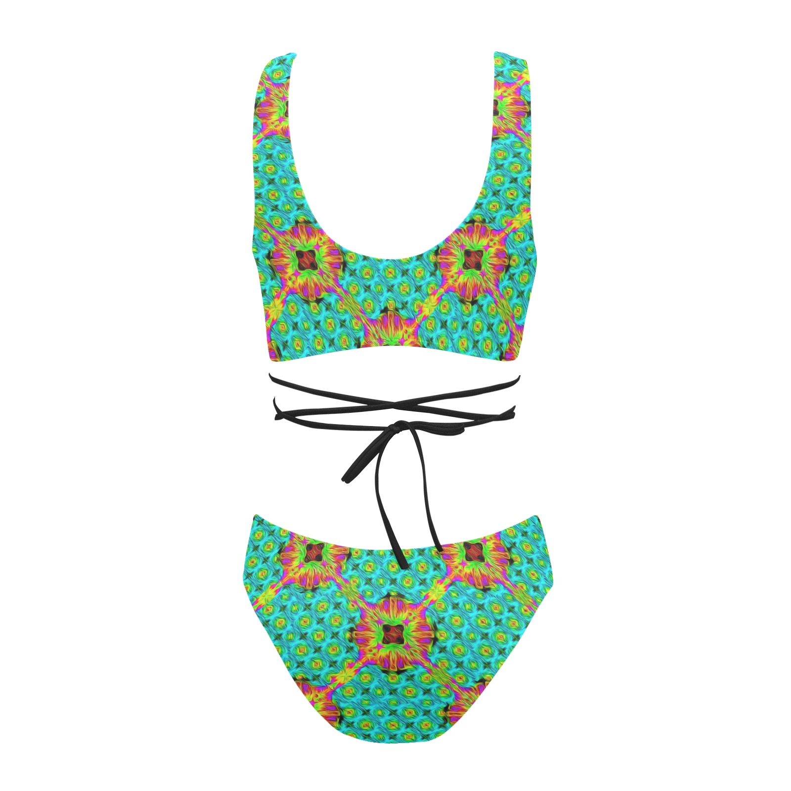 Blumenwiese Cross String Bikini Set Model S ID D