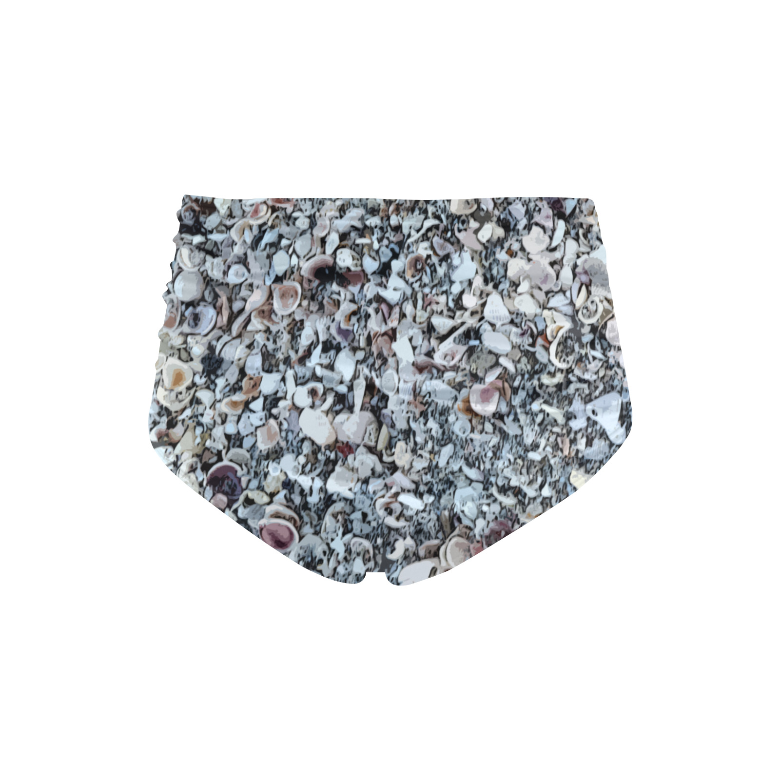 Shells On The Beach High Waisted Bikini Bottom Model S ID D
