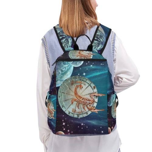 Space Planets_01 Lightweight Casual Backpack (Model 1730)