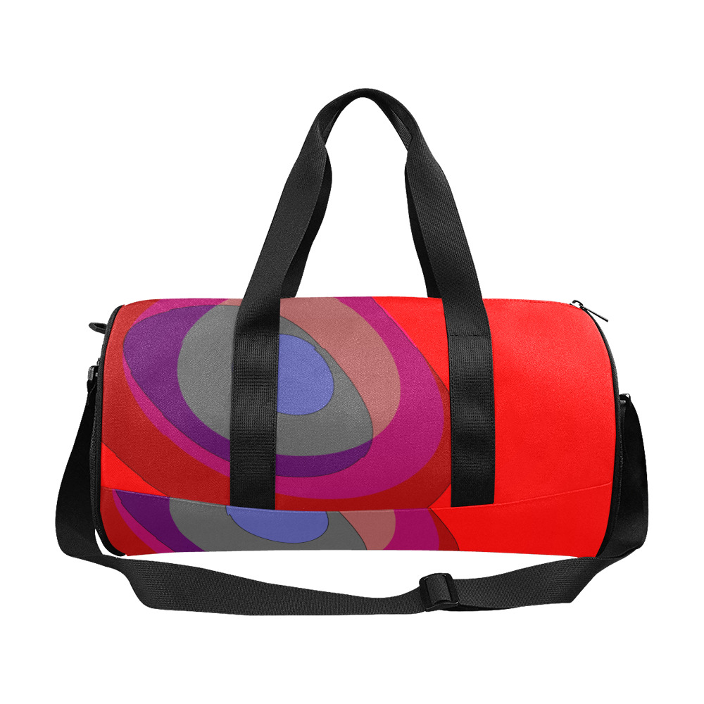Red Abstract 714 Duffle Bag (Model 1679)