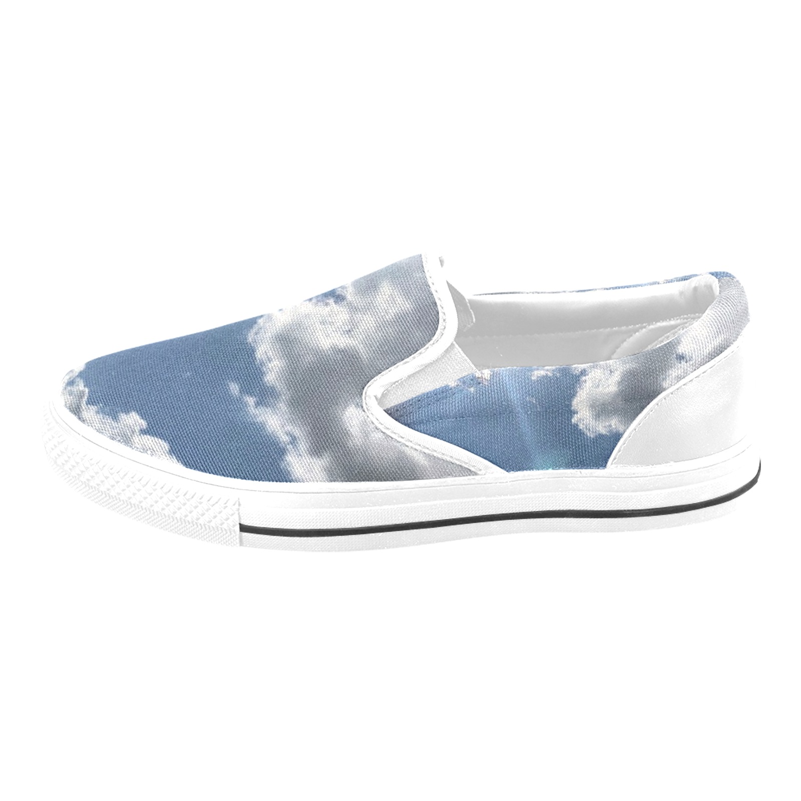 nice bright day Slip-on Canvas Shoes for Kid (Model 019)
