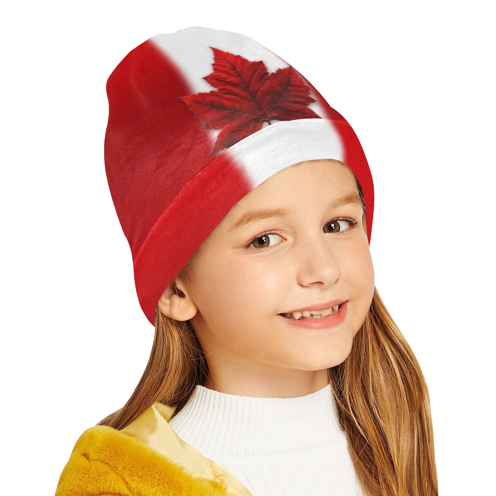 Canada Flag Beanie Toque All Over Print Beanie for Kids