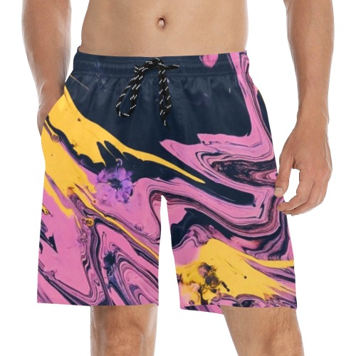 BB 956LLK Men's Mid-Length Beach Shorts (Model L51)