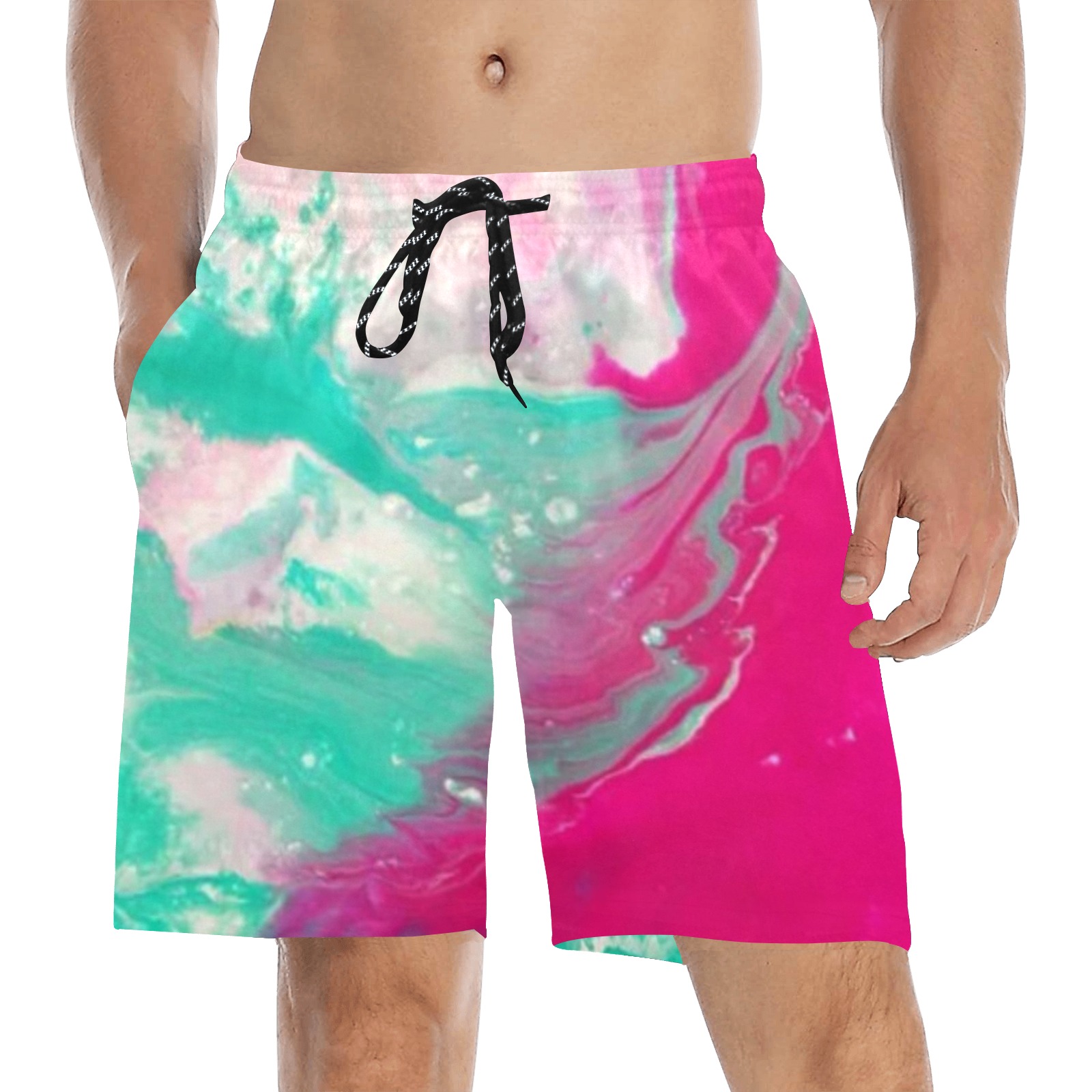 BB BOLSK4 Men's Mid-Length Beach Shorts (Model L51)