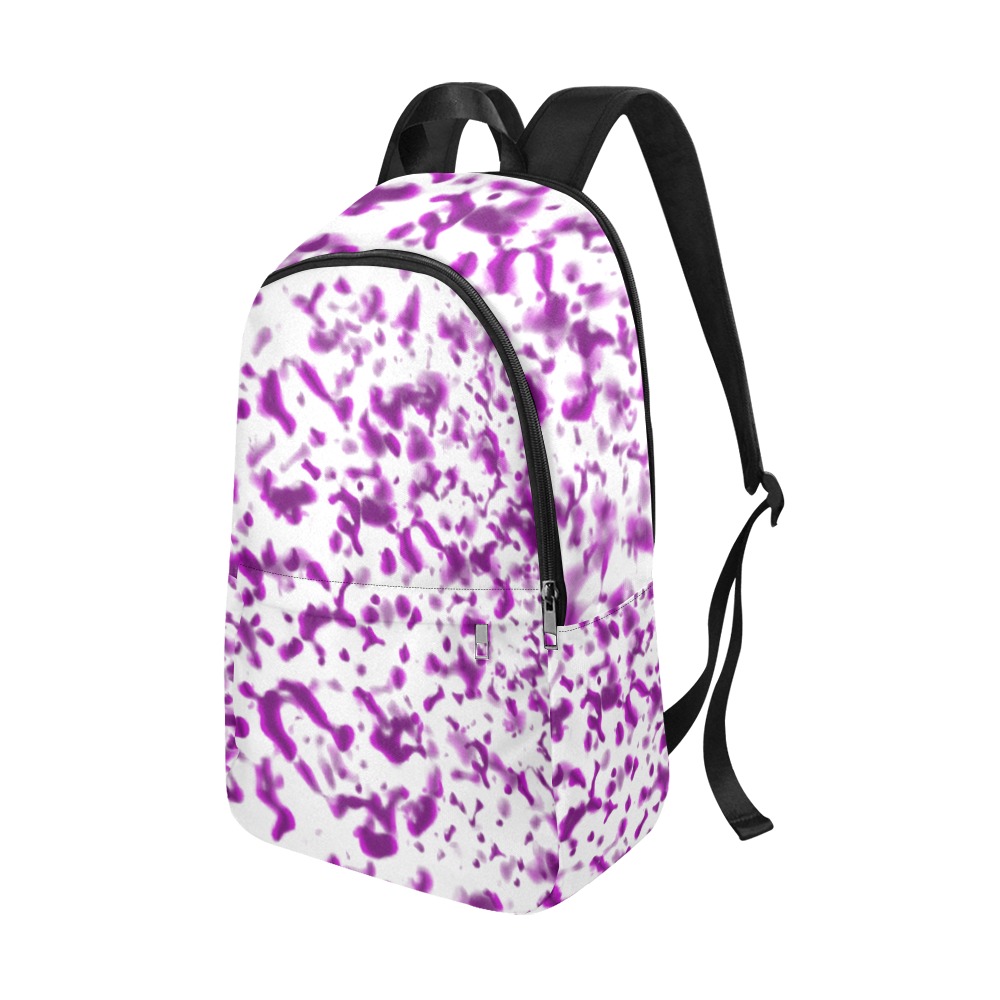 Paint Spatter Pink Fabric Backpack for Adult (Model 1659)