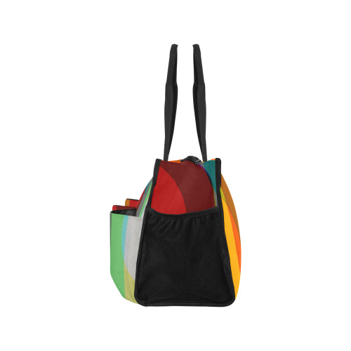 Colorful Abstract 118 Nurse Tote Bag (Model 1725)