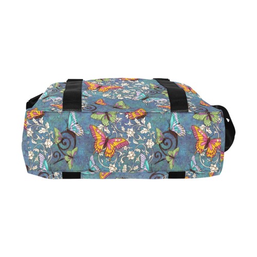 Mauve butterflies Large Capacity Duffle Bag (Model 1715)