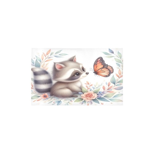 Storybook Woodland Babies Raccoon And Butterfly