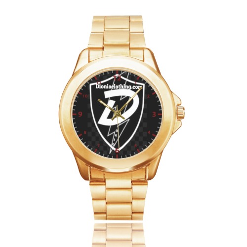 DIONIO Clothing Gilt Watch (Black Shield Logo) Custom Gilt Watch(Model 101)