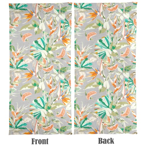 Orange in the palms jungle 201