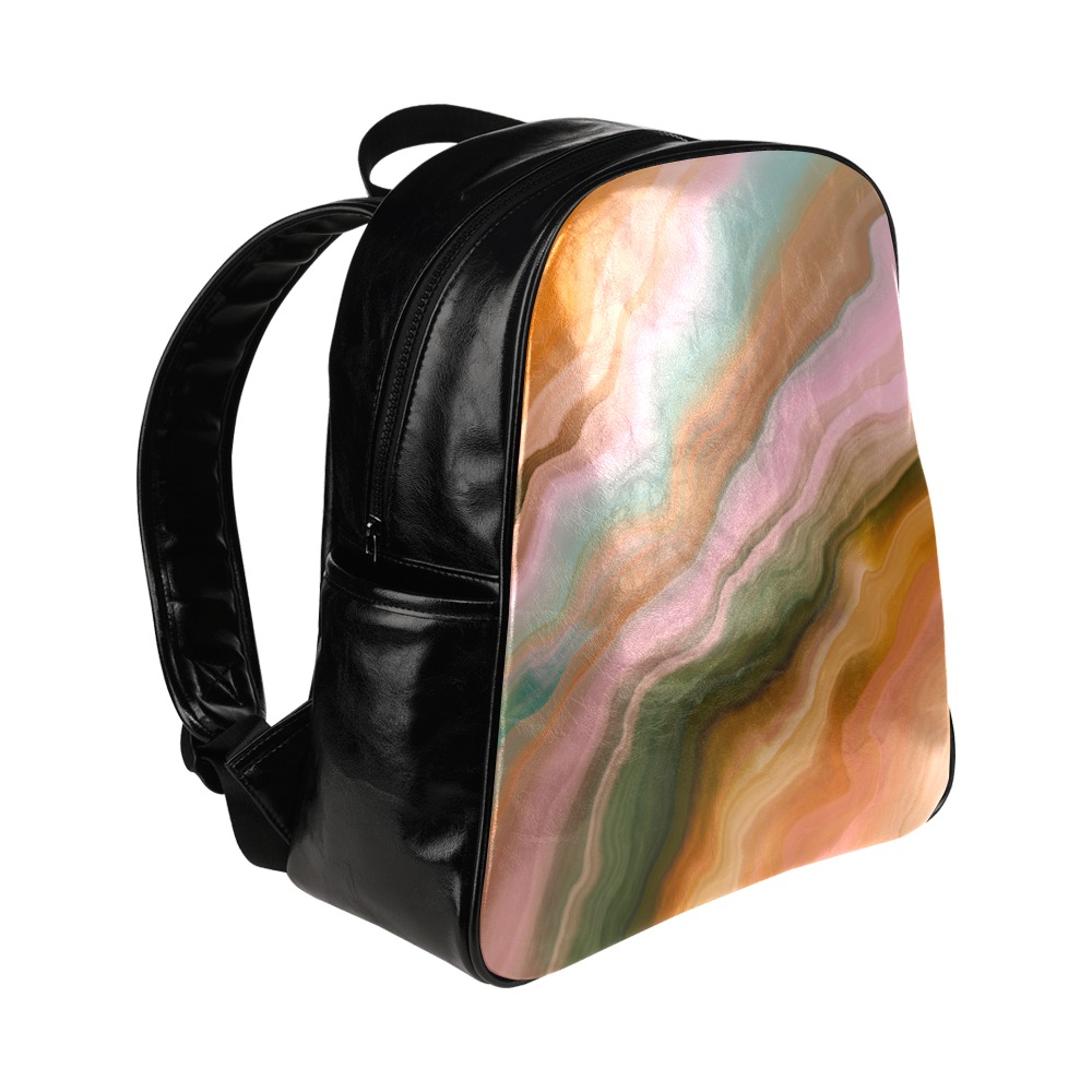 Rustic desert colors II Multi-Pockets Backpack (Model 1636)