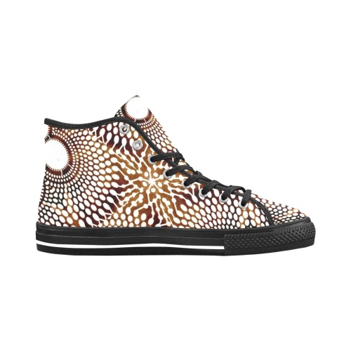 AFRICAN PRINT PATTERN 4 Vancouver H Women's Canvas Shoes (1013-1)