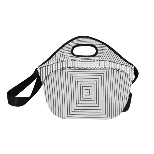 Squares Neoprene Lunch Bag/Large (Model 1669)