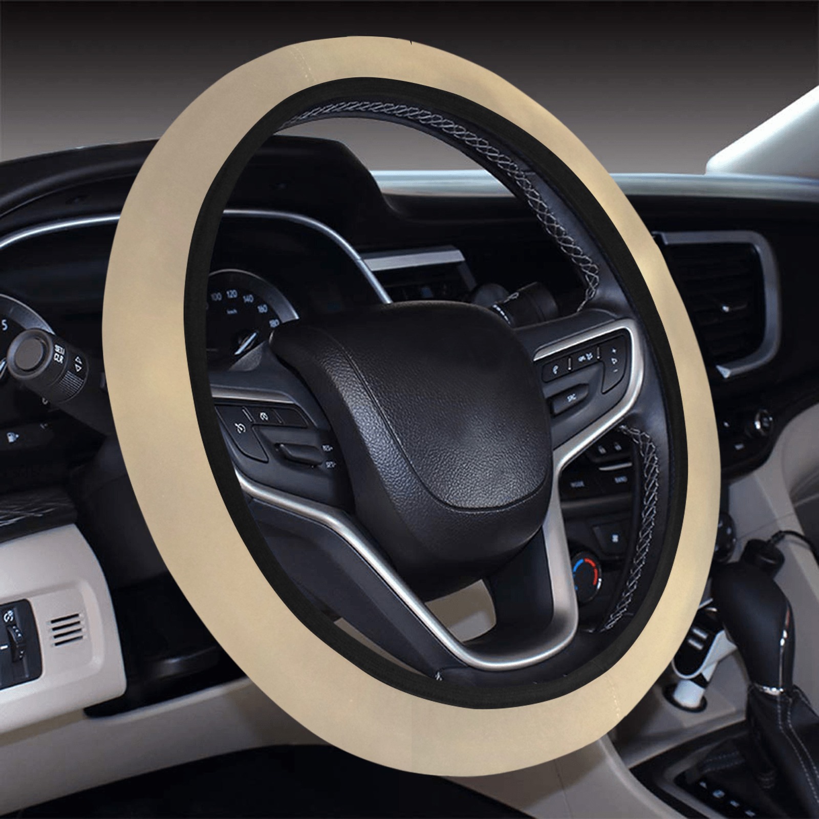 Cloud Collection Steering Wheel Cover with Elastic Edge