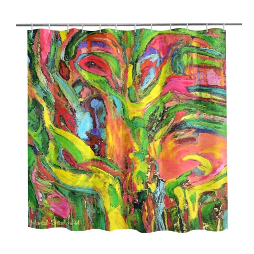 African Tree Collection Shower Curtain 72" x 72"