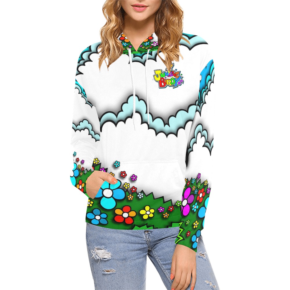 ITEM 36 _ BEEPBEEP - HOODIE All Over Print Hoodie for Women (USA Size) (Model H13)