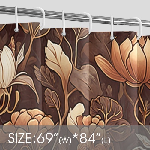 Fabulous Florals 38 Shower Curtain 69"x84"