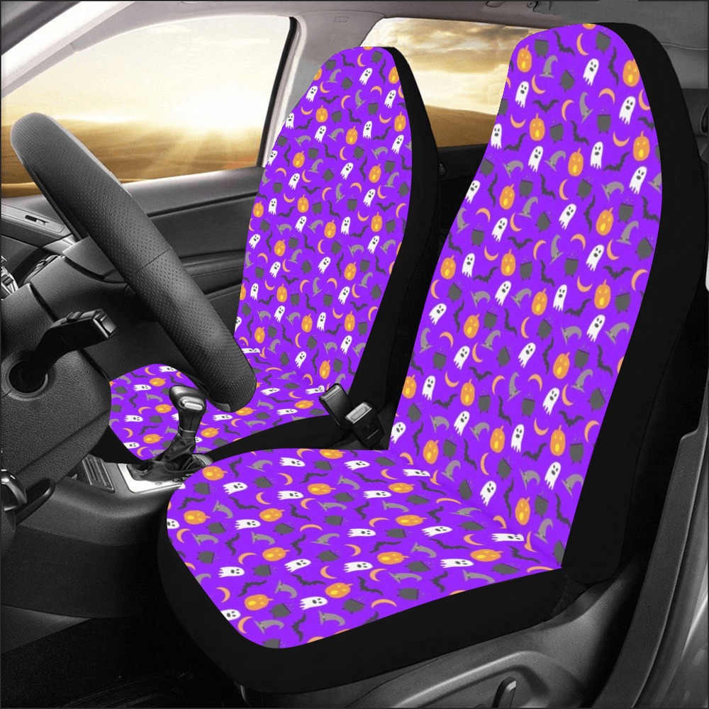 Halloween Pattern Car Seat Covers (Set of 2)