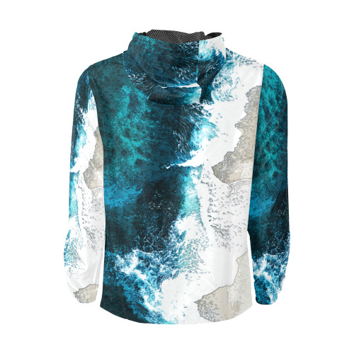 Ocean And Beach Unisex All Over Print Windbreaker (Model H23)