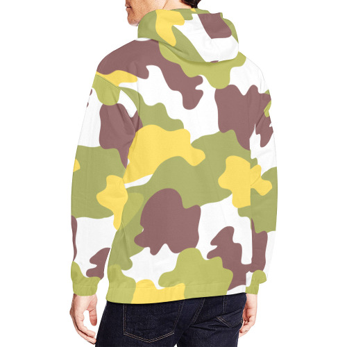 Army pattern All over Print All Over Print Hoodie for Men (USA Size) (Model H13)