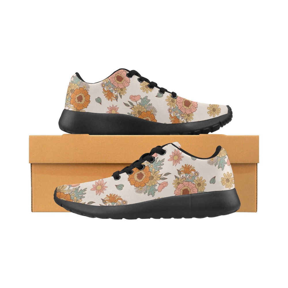 Boho Floral 123 Women’s Running Shoes (Model 020)