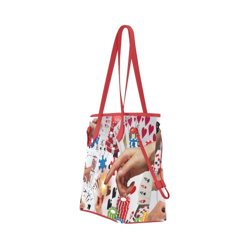 New Clover Canvas Tote Bag (Model 1661)