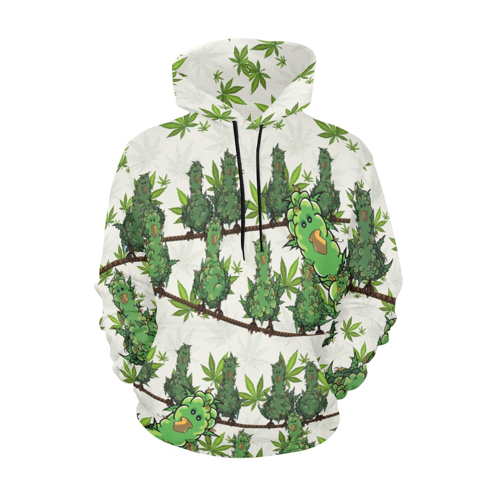 weedgioens All Over Print Hoodie for Women (USA Size) (Model H13)