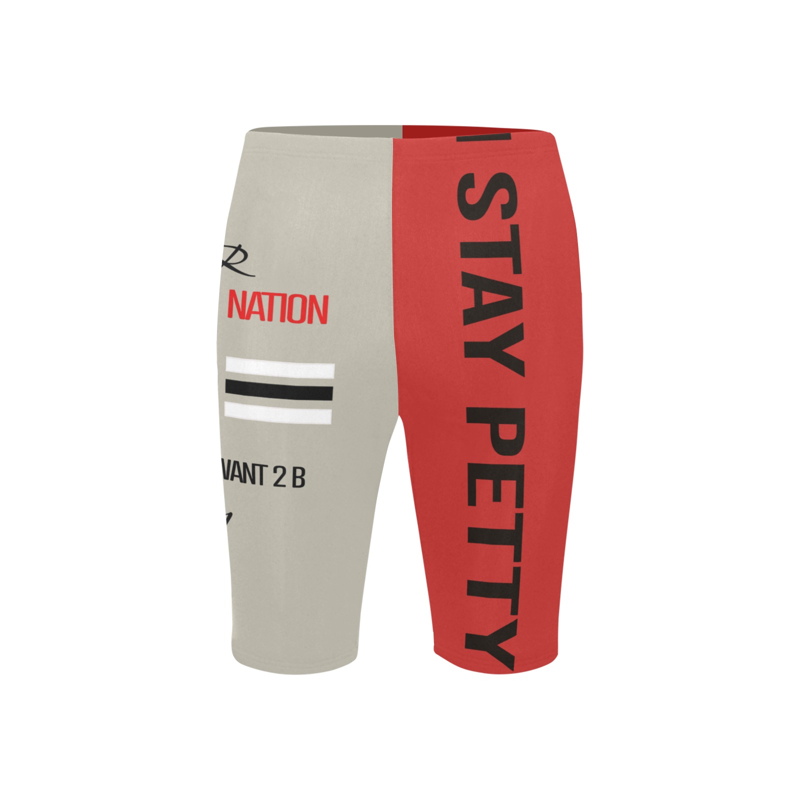 Petty Nation swim Trunks Men's Knee Length Swimming Trunks (Model L58)