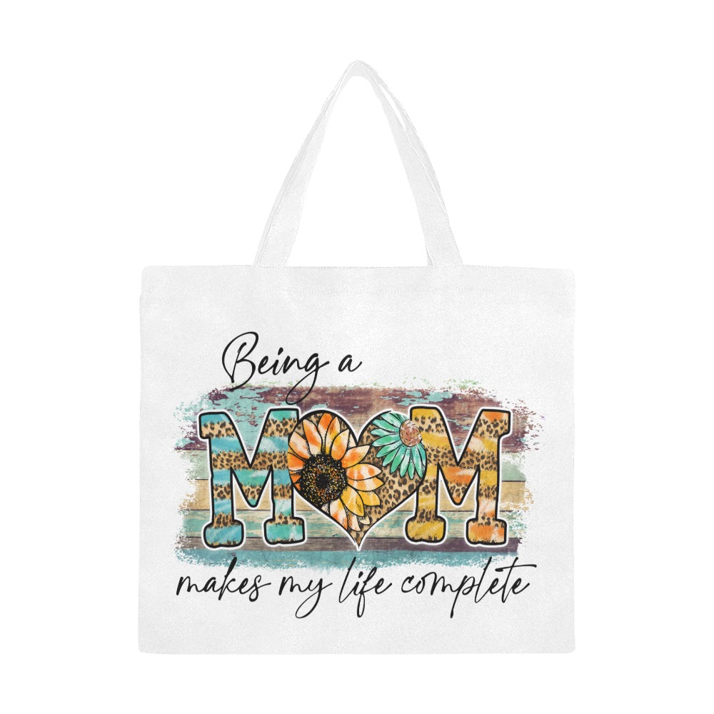 MSC-Being a Mom-tote Canvas Tote Bag/Large (Model 1702)
