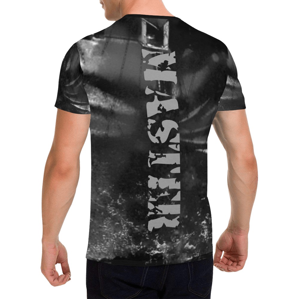 Leather Optik Master by Fetishworld All Over Print T-Shirt for Men (USA Size) (Model T40)