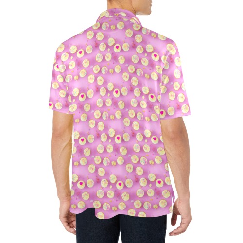 cupcake Men's All Over Print Polo Shirt (Model T55)