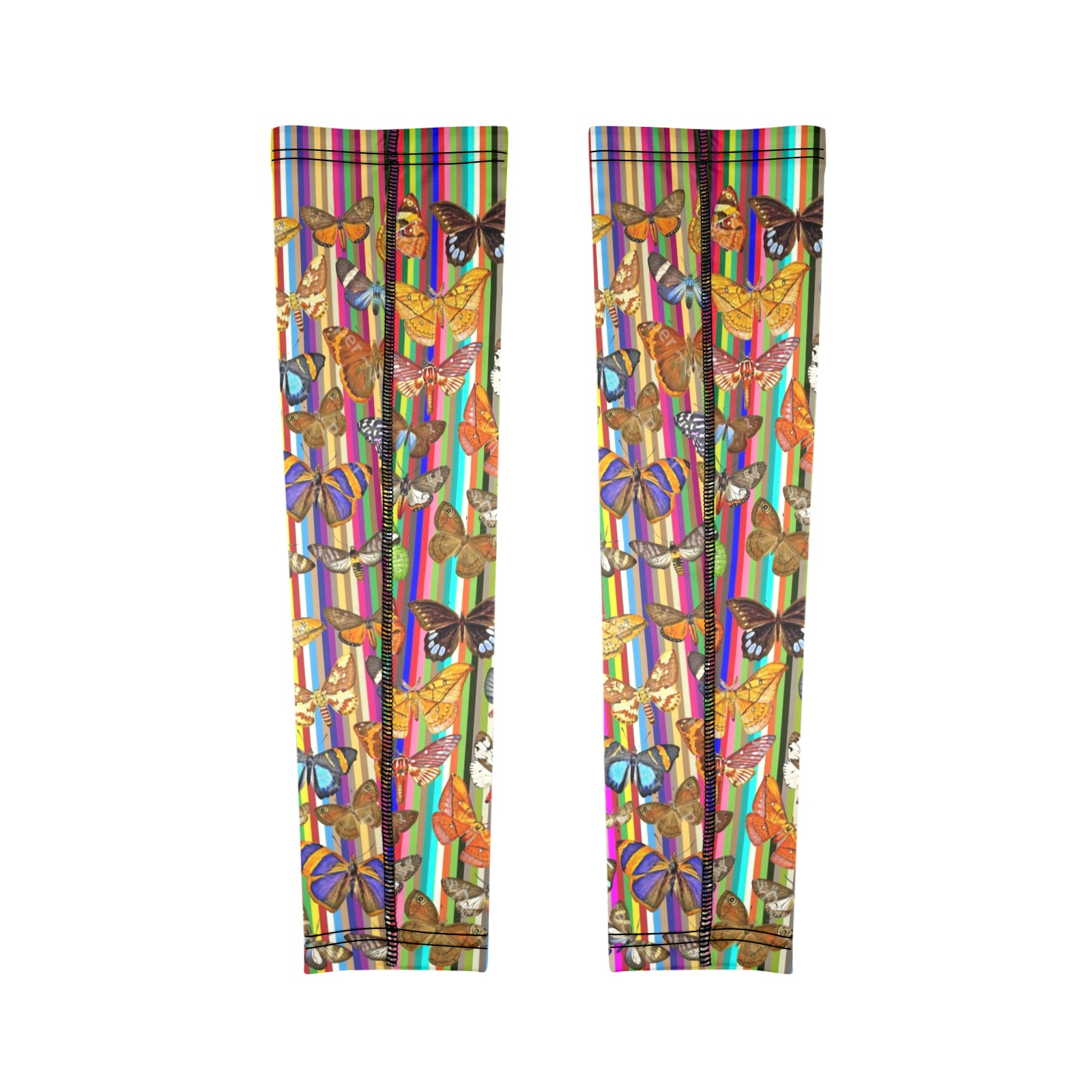 Rainbow  Butterflies Arm Sleeves (Set of Two with Different Printings)
