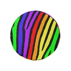 Rainbow Zebra Print 32 Inch Spare Tire Cover