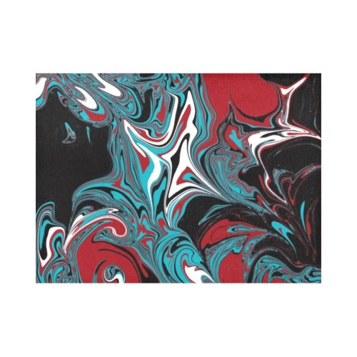 Dark Wave of Colors Placemat 14’’ x 19’’ (Set of 6)