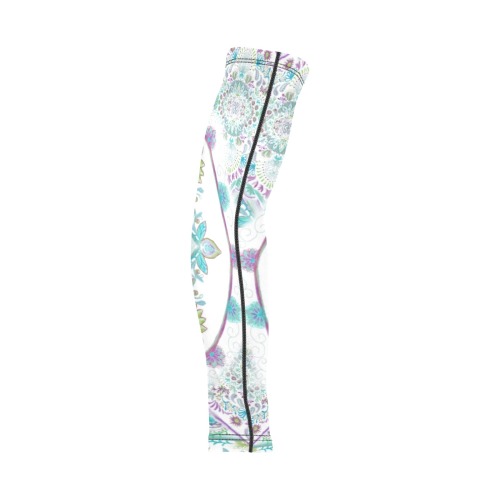 curls watercolor 2-blue Arm Sleeves (Set of Two)