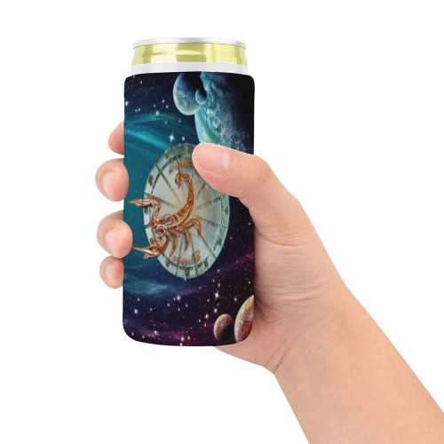 Scorpion Space Planets Neoprene Can Cooler 5" x 2.3" dia.