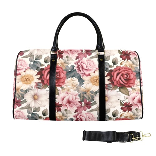 Rose Floral Large Travel Bag