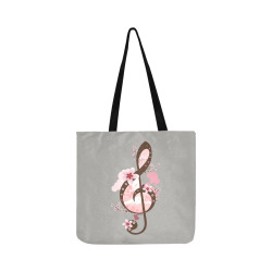 Cherry Blossom Music Reusable Shopping Bag Model 1660 (Two sides)