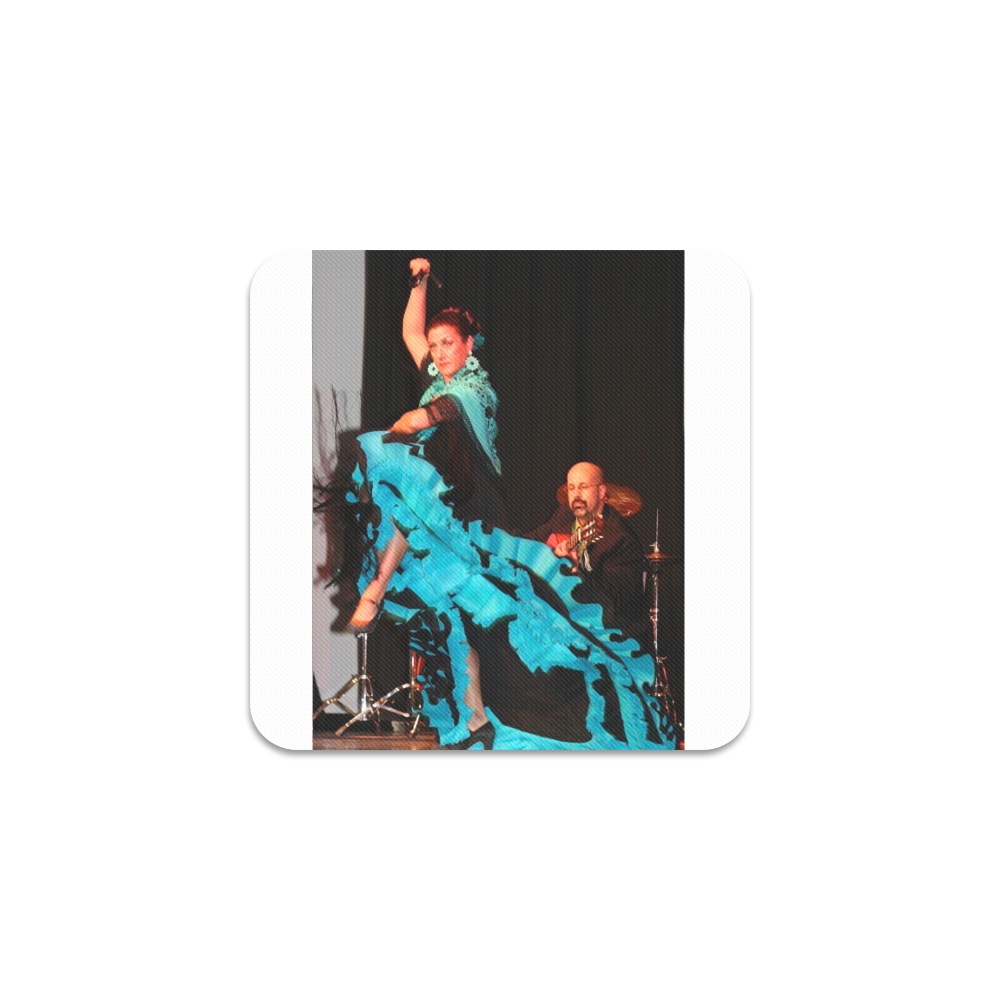 Flamenco Dance Square Coaster