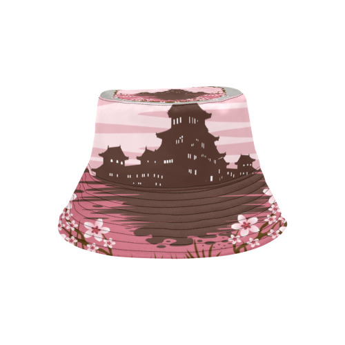 Pink Blossom Unisex Summer Bucket Hat