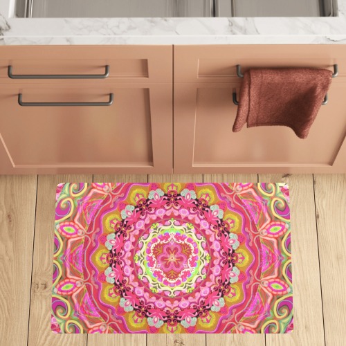 russian mandala 18 Kitchen Mat 32"x20"