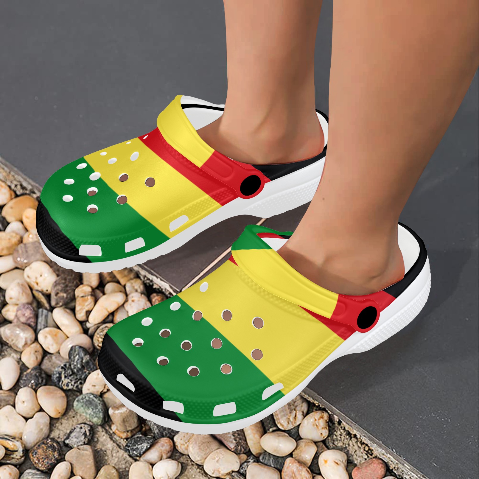 africa crocks Custom Print Foam Clogs for Adults