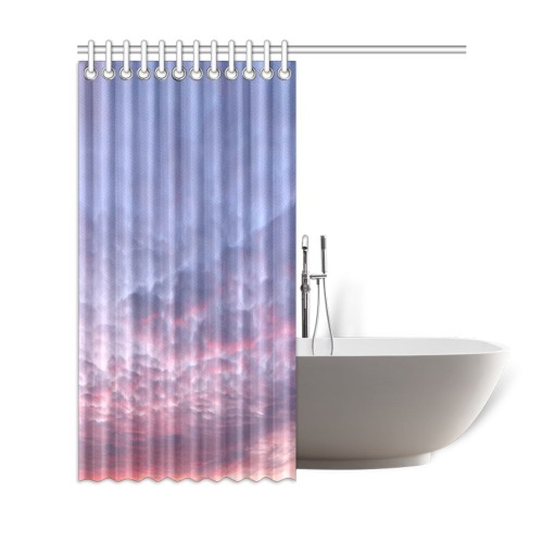 Morning Purple Sunrise Collection Shower Curtain 69"x72"