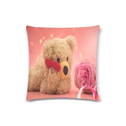 Valentines day Custom Zippered Pillow Case 16"x16" (one side)