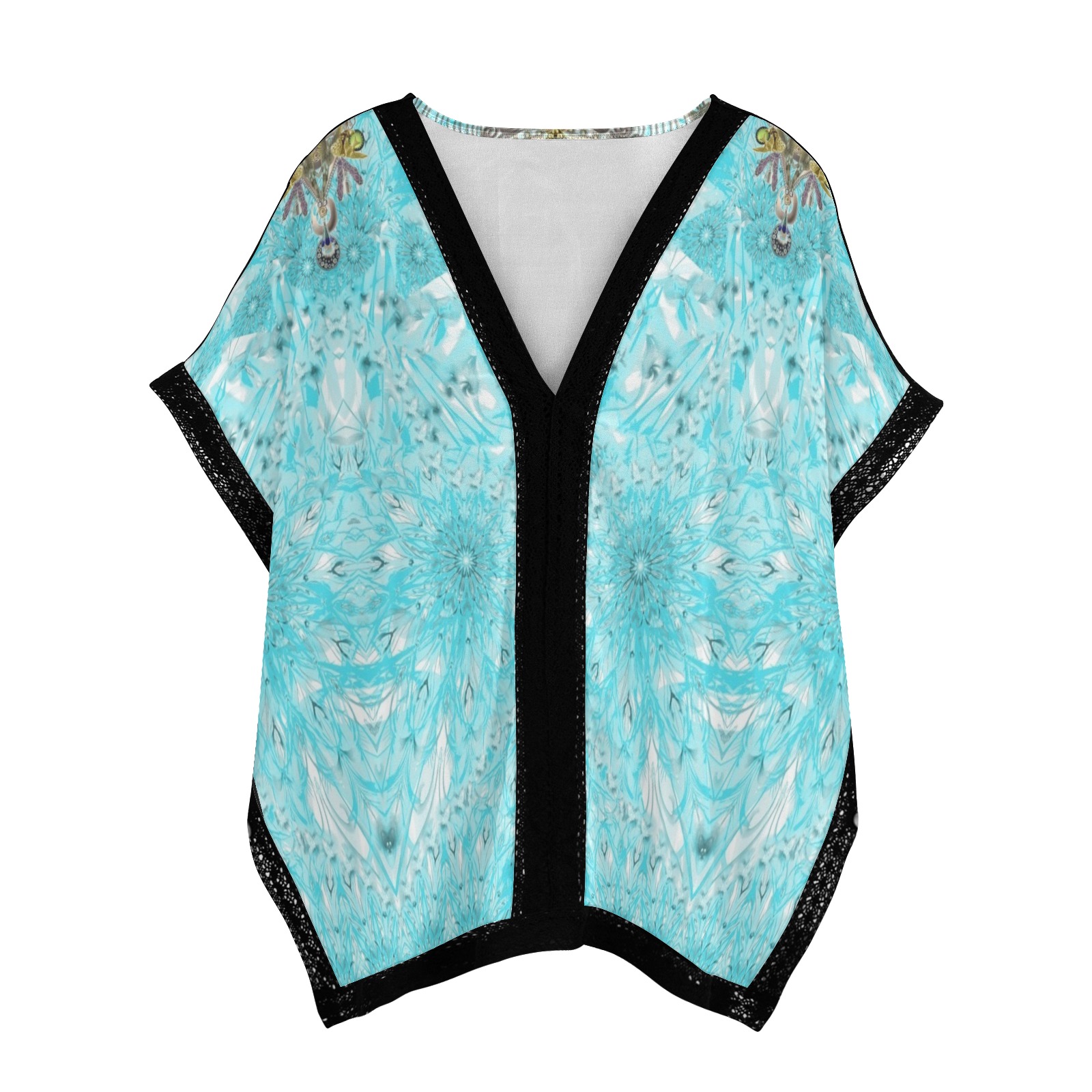 flowers and jewels Women's Beach Cover Ups